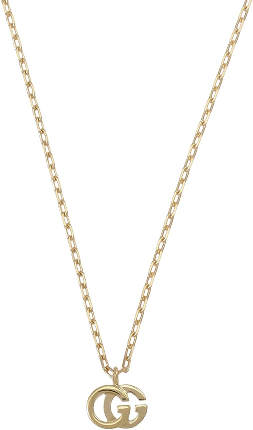 グッチ ダブルG ネックレス ペンダント 18KYG ゴールド 687118-J8500-8000